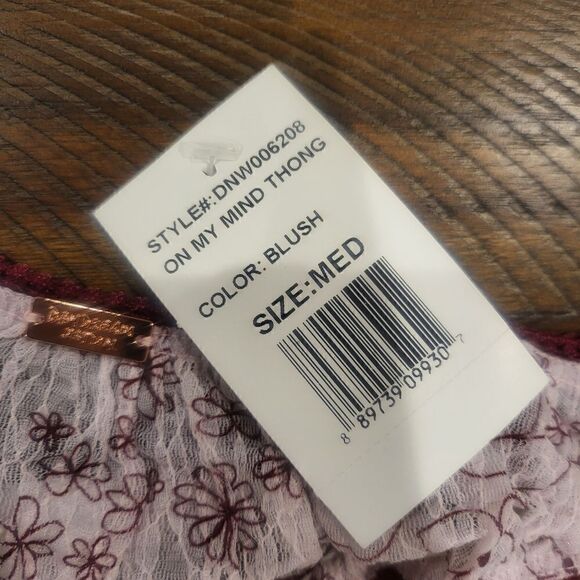 Dolls Kill x Daydream Nation On My Mind Floral Thong Meduim Blush - Picture 6 of 9